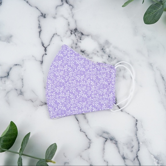 3 layers with filter pocket cotton face mask - Picture 2 of 3